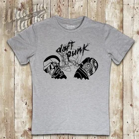 Прикольные футболки: Daft Punk 07 Grey